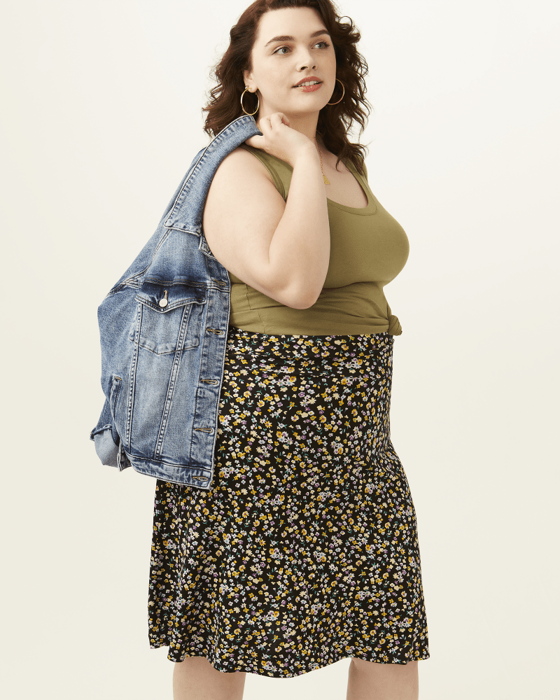 Side of plus size Audrina Skirt by Meri Skye | Dia&Co | dia_product_style_image_id:202074